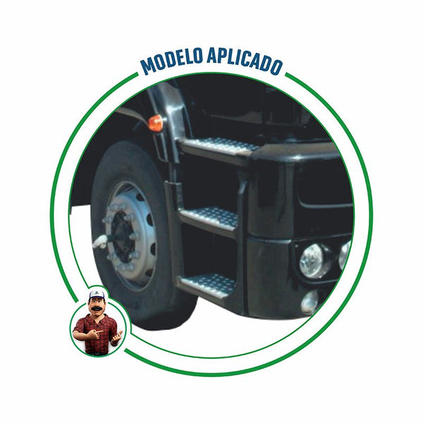 Pisante Estribo Superior Mercedes-Benz 1938-S Axor 1933 2544 2831 4140 - Alumínio