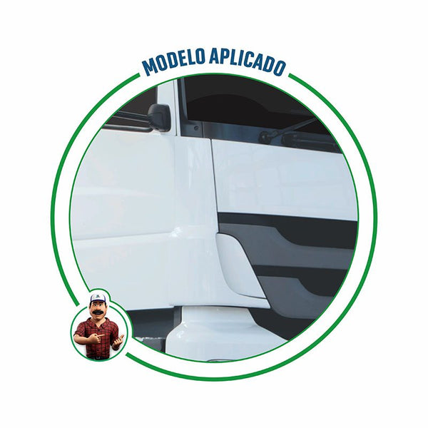 Defletor Coluna Frontal Mercedes Axor Par - BL Fibras