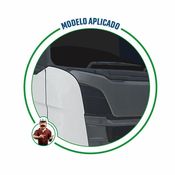 Tela da Grade Frontal Scania NTG 2019 em diante - Sem Local Para Por Lanterna