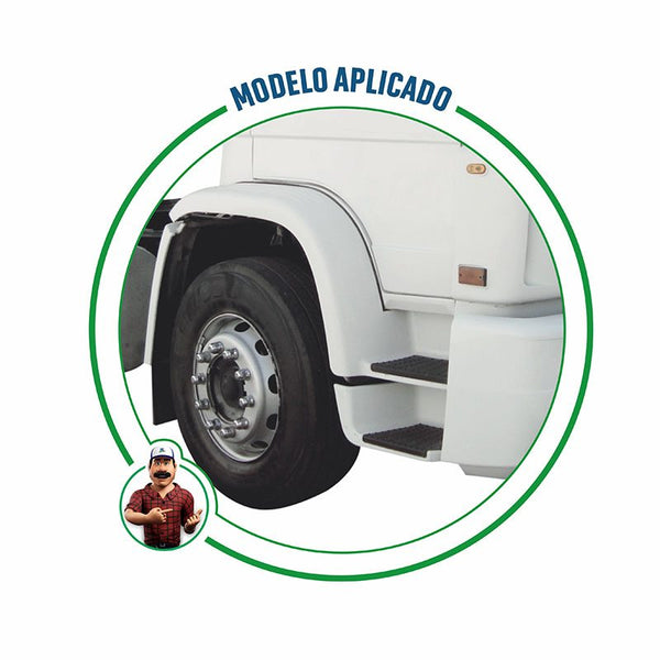 Paralama Estribo Volkswagen Worker Traçado Titan - Fibra