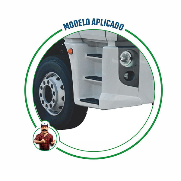 Pisante Inferior do Estribo Volkswagen Constellation Teto Alto - Plástico