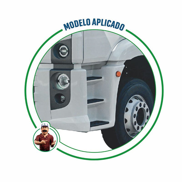 Pisante Central do Estribo Volkswagen Constellation Teto Alto - Plástico