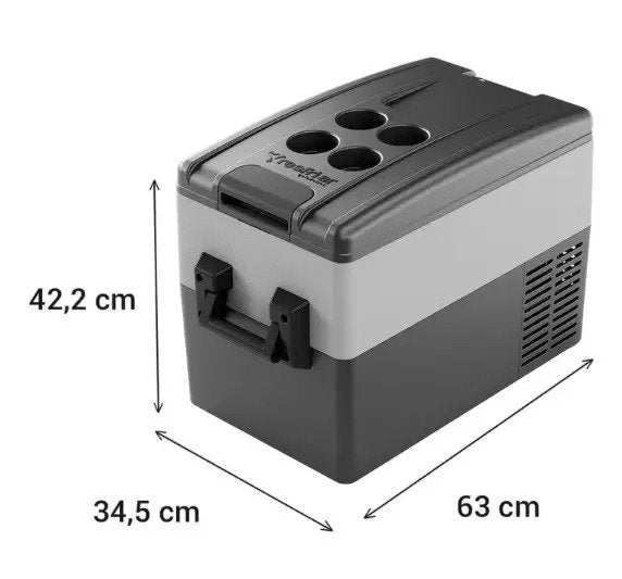 Geladeira 31L Caminhão 12v 24v Bluetooth Resfri Ar