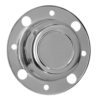 Sobre Tampa Capa Cubo de Roda Cromada Dianteira Mercedes-Benz Atego - Em Metal
