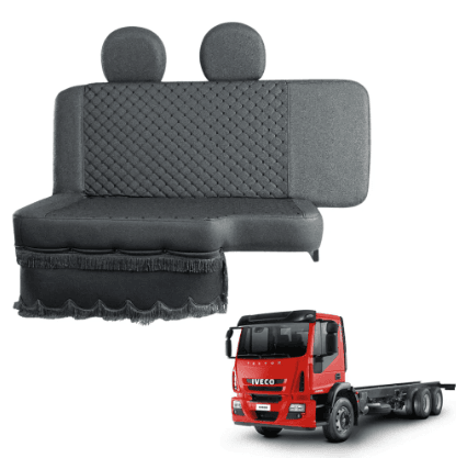 Sofá-Cama Carona Caminhão Iveco Tector com prolongamento até 2019