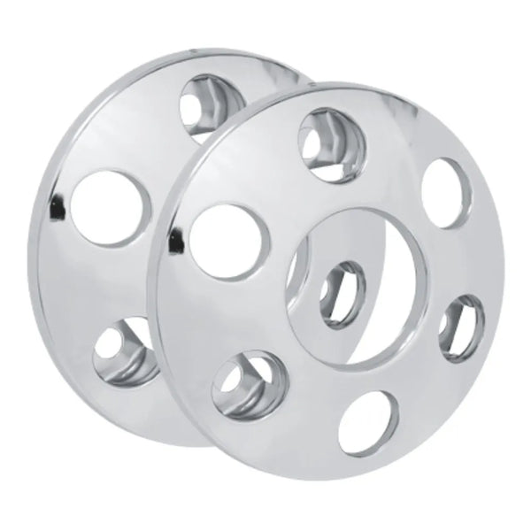 Calota Protetor de Roda Elegance Traseira Ford Cargo 815 816 Mercedes-Benz 710 Volkswagen 9.150 10.160 Agrale 10.000 Iveco Daily Aro 17,5 - Par