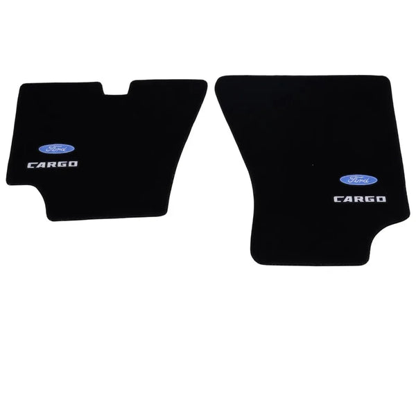 Jogo de Tapete Preto Para Caminhão Ford Cargo 1517 2422 2842