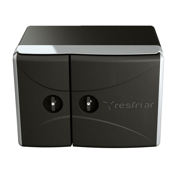 Geladeira Externa Duplex Duas portas 110 Litros 12v 24v Resfriar - Digital