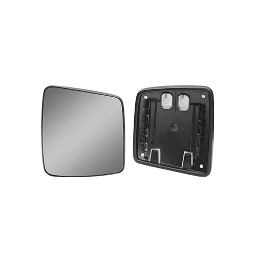 Vidro com Base do Espelho Retrovisor Auxiliar Scania NTG - Convexo