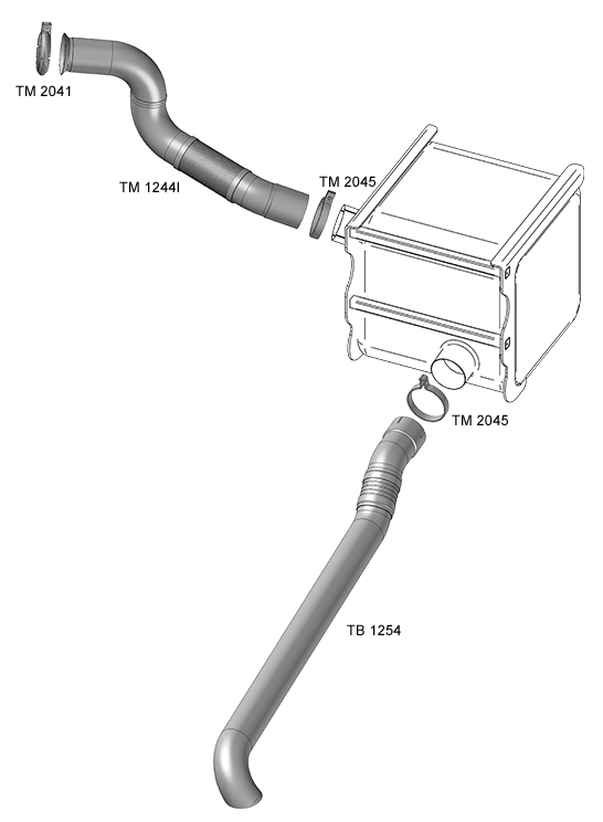 Abraçadeira Tubo Silencioso 5.1/2”