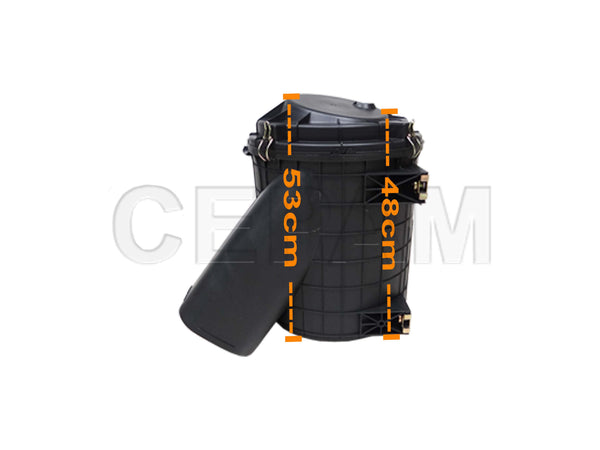 Corpo Filtro de Ar (baixo) Scania - foto do fabricante Cepam