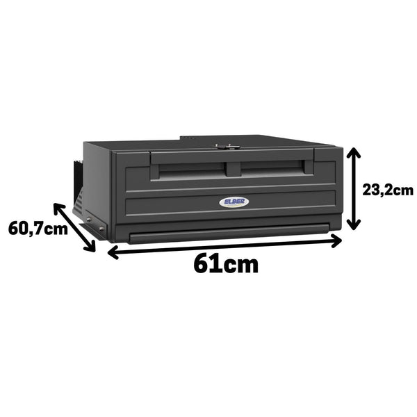 Geladeira Interna 37 Litros Gaveta 12v 24v Elber