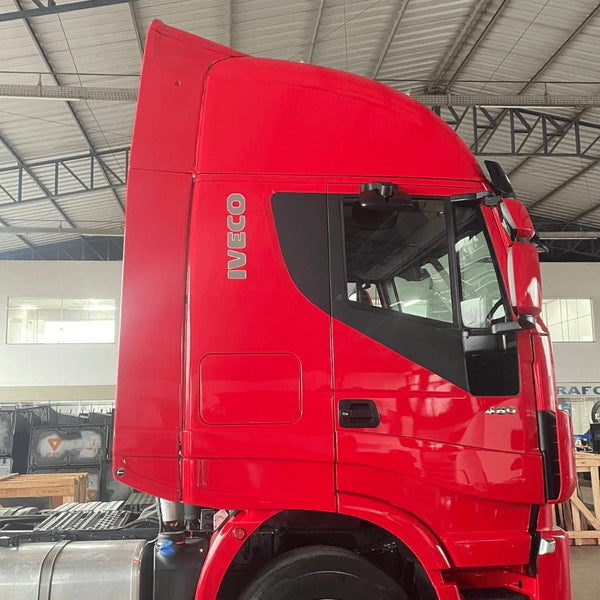 Defletor De Ar Iveco Hi-way Cabine Alta Completo - Rodoplast