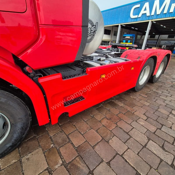 Carenagem Side Skirt Lateral Scania NTG Entre eixo 3150 mm/3350 mm/3550 mm/3600 mm Escapamento Lado Esquerdo - Boff