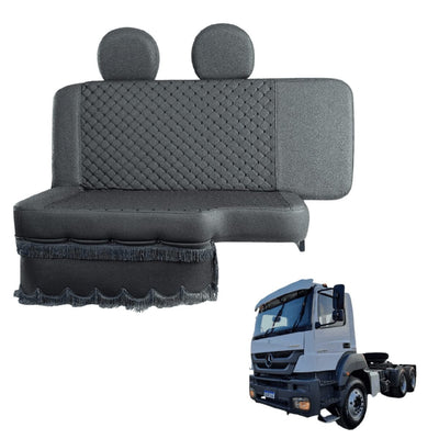 Sofá-Cama Carona Caminhão Mercedes-Benz Atego Axor Cabine Simples