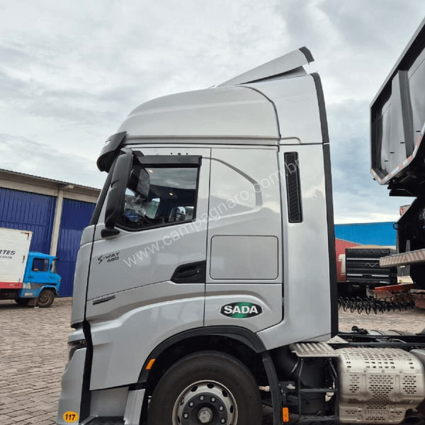 Defletor De Ar Iveco S-WAY Articulado (Com Regulagem teto)- Rodoplast