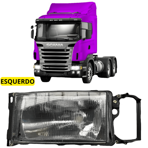 Farol Principal Scania Série 4 - Nino