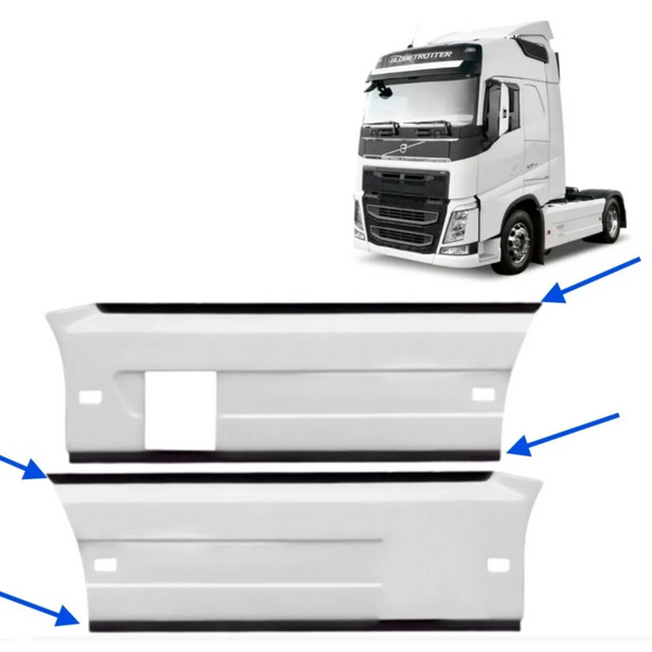 Borracha Side Skirt Volvo FH - Fibroplast
