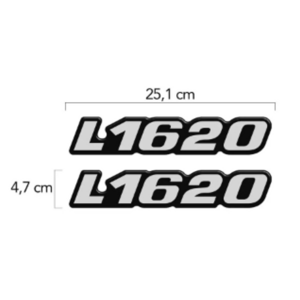Par Emblema Mercedes-Benz L1620