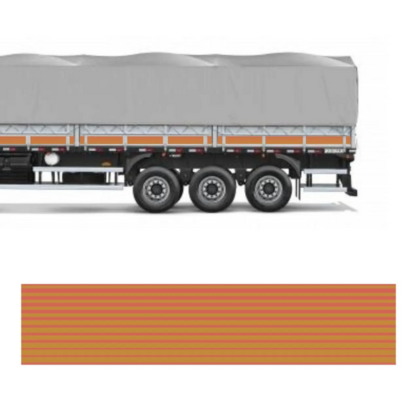 Faixa Adesivo para Carreta do Scania 112 - 4 Eixos