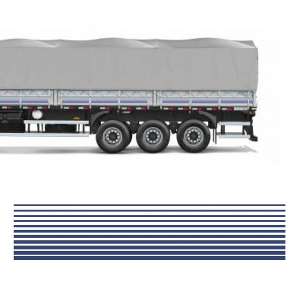 Faixa Adesivo para Carreta do Scania 112 - 4 Eixos