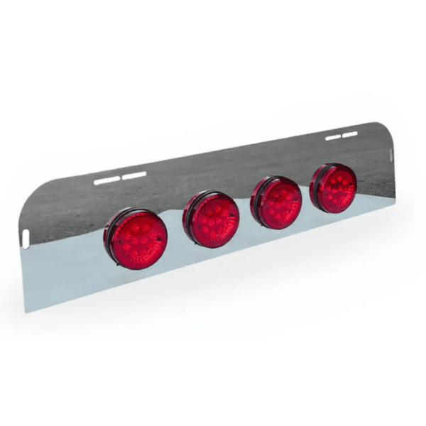 Acabamento Túnel Traseiro Cabine Volvo New FH - (4 Lanternas LED 125mm)