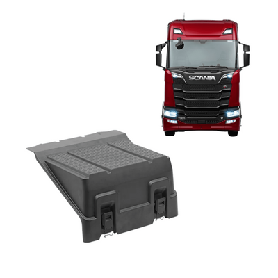 Tampa da Caixa de Bateria com Degrau Scania NTG (após 2019) – com Presilhas