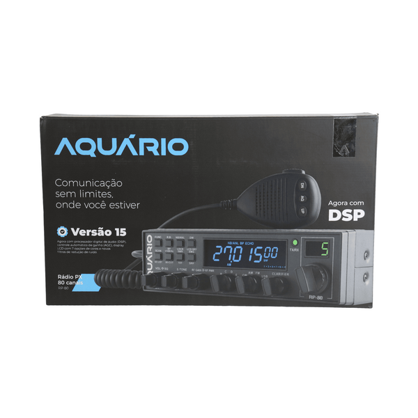 Rádio PX Aquário 80 canais AM FM - RP80-V15