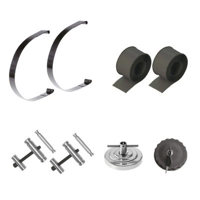 Kit para Tanque de Combustível de Alumínio Redondo DAF XF