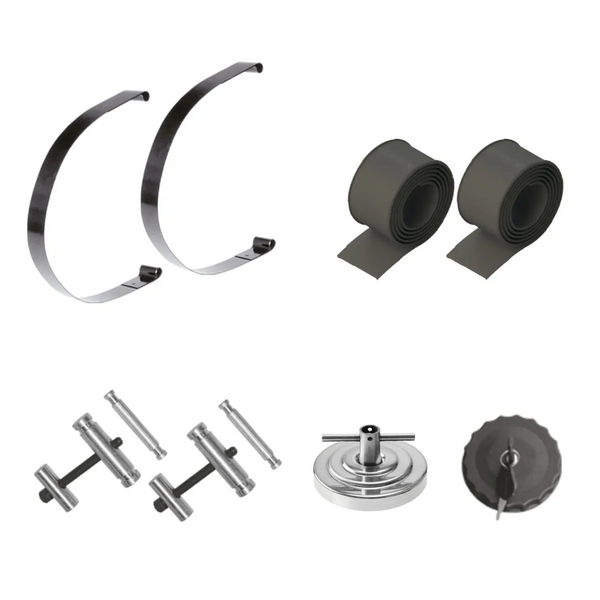 Kit para Tanque de Combustível de Alumínio Redondo DAF XF