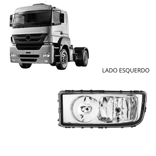 Farol Principal - Mercedes-Benz Axor (Modelos Compatíveis na Descrição)