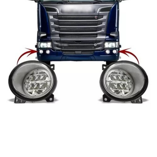Par Farol Auxiliar Scania Série 5 (Farolete Milha)