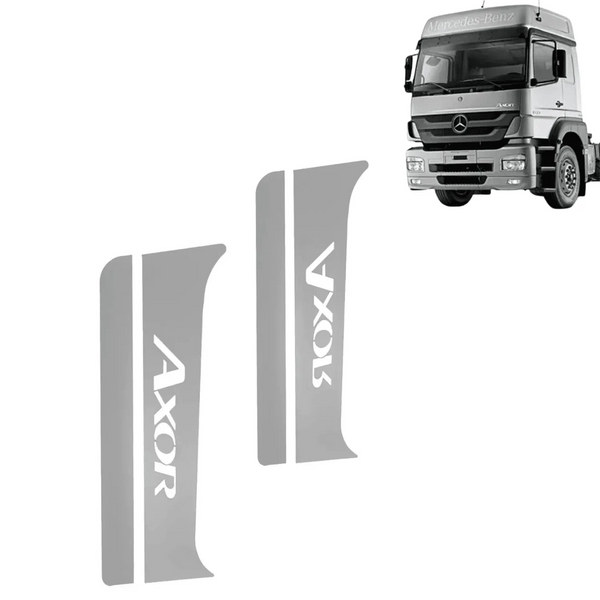 Aplique de Inox para Coluna da Porta - Mercedes Benz Axor