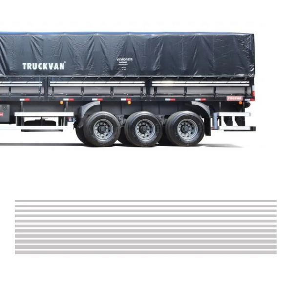 Faixa Adesivo para Carreta do Scania 112 - 4 Eixos