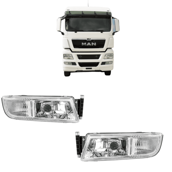 Farol Auxiliar de Neblina - MAN TGX e Volkswagen Meteor