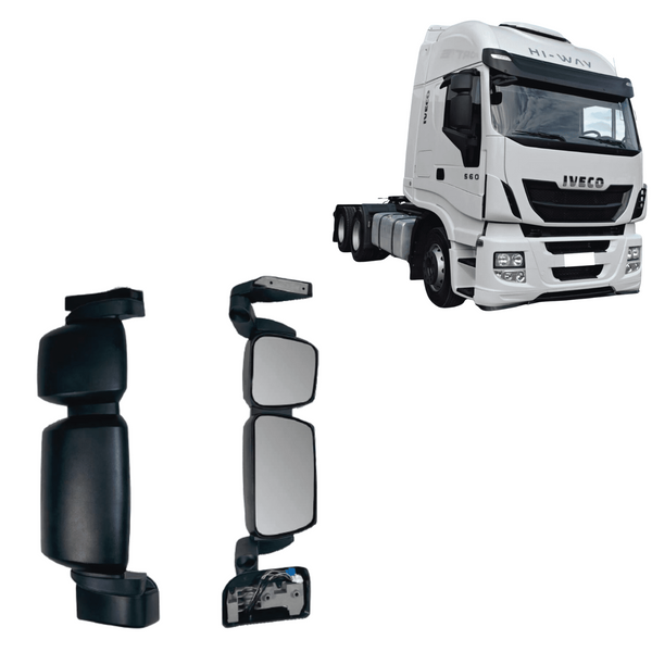 Conjunto Espelho Retrovisor Completo Iveco Hi-Way/ Tector 9.190 11.190 / Cursor - Bepo