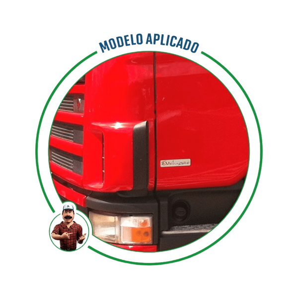 Acabamento Defletor de Ar Coluna - Scania Série 4