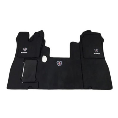Jogo de Tapete Preto para Caminhão Scania 124G Serie 5