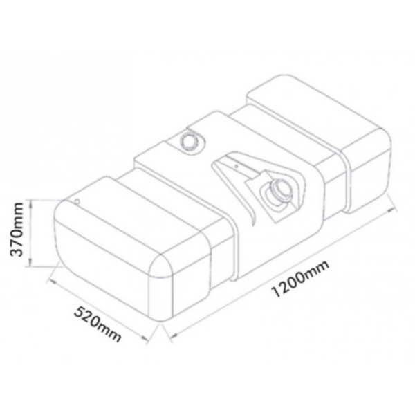 Kit Tanque Plástico Compatível com Mercedes-Benz 709 710 710 Plus 912 914