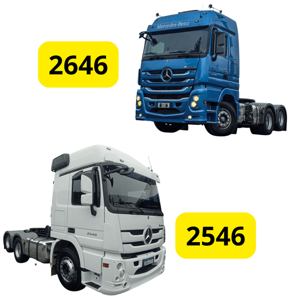 Acabamento do Farol - Mercedes-Benz Actros (2017 a 2020)