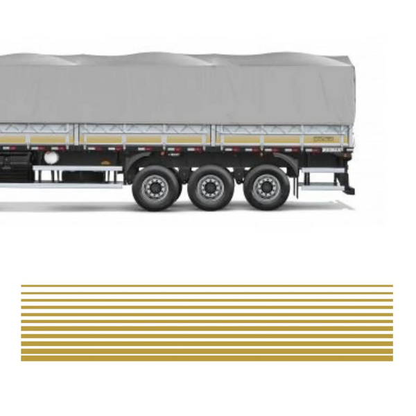 Faixa Adesivo para Carreta do Scania 112 - 4 Eixos