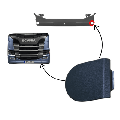 Tampa do Para-choque Alto Scania NTG (após 2019)