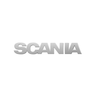 Emblema Inox da Grade Compatível com Scania S4