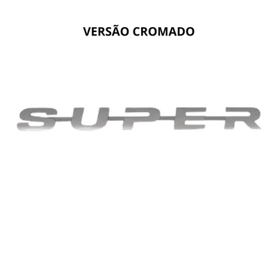 Letreiro Scania Super NTG (após 2019) - Padrão Cromado
