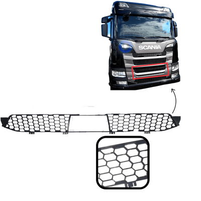 Tela Inferior da Grade – Scania NTG P/G/R/S (após 2019) com Furo