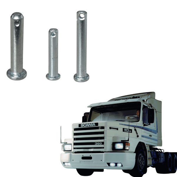Pino de Fixação da Grade Frontal (Pequeno, Normal e Grande) - Scania Série 3 R