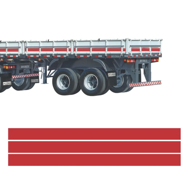 Faixa Adesivo para Carreta 4 Eixos do Scania 113