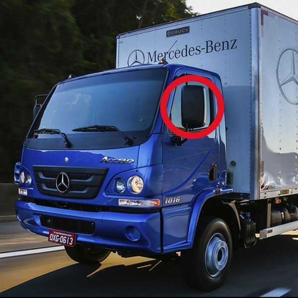 Vidro do Espelho Retrovisor Mercedes-Benz Accelo I - até 2019