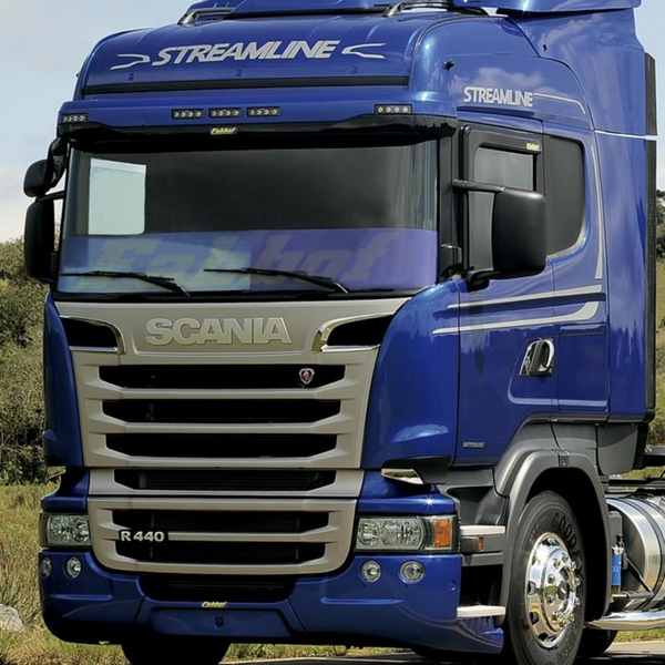 Acabamento de Maçaneta em inox para Caminhão Scania serie4 cabine P G R Highline Streamline