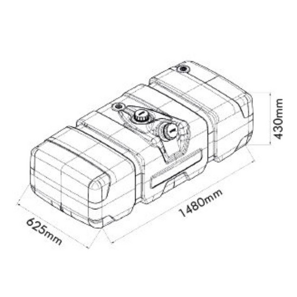 Kit Tanque Plástico Compatível com Mercedes-Benz Axor OF Ônibus OH Ônibus
